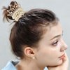 Fashey Pearl Hair Ties Beaded Ponytail Holder Rhinestone Hair Scrunchies 3 Pcs Elastic Hairband Hair Accessories for Women (type C)