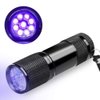 CFIKTE UV LED Flashlight Black Light UV Lights 9 LED Ultraviolet Blacklight Flashlights Pets Urine and Stains Detector on Clothes Carpet Rugs (12 PACK)