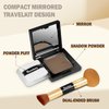 Root Touch Up Hair Color,Hair Fibers for Thinning Hair,Cruelty Free Hair Powder - Instantly Cover Touch Up Thick, Hair Root Touch Up, Hair Thickener for Women & Men&Girls&Boys (Black, NewStyle)