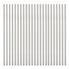 Stainless Steel Straw 24pcs In Bulk.Ultra Long 10.5" Reusable Straight Metal Straws in Bulk Order for Drinks (10.5" - Silver, 24pcs - Straight)
