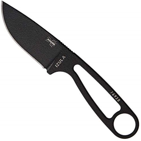ESEE Izula – Fixed Blade Survival Knife with Molded Polymer Sheath and Clip Plate – Ideal for Survival, Camping, & Bushcraft - Made in the USA