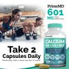 4-in-1 Calcium Supplement for Women & Men, Calcium 600mg with Vitamin D3 K2 5000IU Supplement for Heart, Bones & Immune Support, Calcium and Vitamin D, Gluten-Free, Non-GMO, Vegan (240 Count)