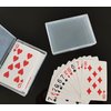 18Pcs Playing Card Deck Box, Blank Playing Card Cases, Clear Plastic Empty Playing Game Card Boxes Holder Storage Organizer,Acrylic Trading Card Case for Bank Card Business Card Game Card Snap Closed