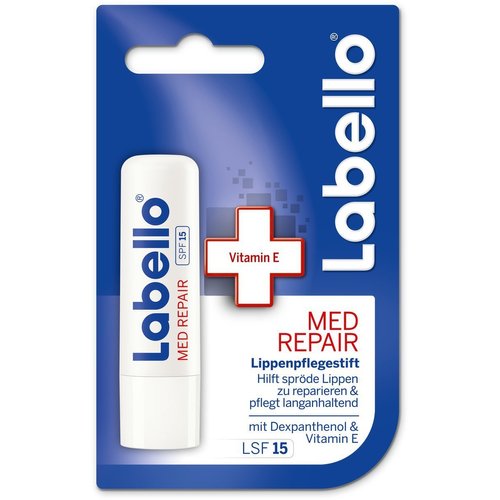 Labello 1x Med Protection, 1x Hydro Care, 1x Soft Rose Lip Balm Bundle