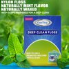 Dental Floss Deep Clean Waxed Floss Extra Wide Cleaning Slides Smoothly & Easily Perfect for Individuals with Tight & Small Gaps Between Teeth PFAS Free | Mint Flavored 66Yards x 4 Pack 360D