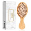 Sofmild Mini Travel Bamboo Hair Brush for Women/Men/Kids - Anti-Static Small Detangling Brush Glide Through Tangles with Ease