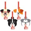 2.5 x 5.25 in. Dog Party Blowers, 8 Count