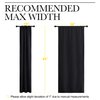 NICETOWN Halloween Black Out Curtain Panels for Kitchen - Energy Smart Decoration Thermal Insulating Blackout Drapes/Draperies for Small Window (2 Panels, 34 inches Wide by 45 inches Long)