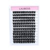 Individual Lashes 14-18mm 144pcs Cluster Lashes Mixed Tray Volume Eyelash Clusters DIY Lash Extension Kit Soft Lash Clusters Fluffy Mink Cluster Eyelash Extensions (03-0.07D, 14-18mm)