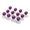 24PCS Imitation Pearl Spiral Hair Pins Metal Spiral Twist Hairpins Bobby Pins Barrette Hair Clips Hair Bun Hair Accessories for Women Lady (Purple)