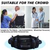 Leetye Mei Gait Belts Transfer Gait Belt for Seniors with 7 Handles, Gate Belt for Elderly Lift Belts with Quick Release Buckle Anti-Slip Function Prevents Patient from Shifting More Effectively