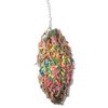 GetCoupon Parrot Toy, Grass Woven Colorful Tear Toy, Decompression Fun Pull Toy, Shredded Paper Toy, Bird Toys Cage Accessories