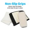 Top Glides PlushGrips Fleece Walker Grip Covers - Beige - 1 Pair