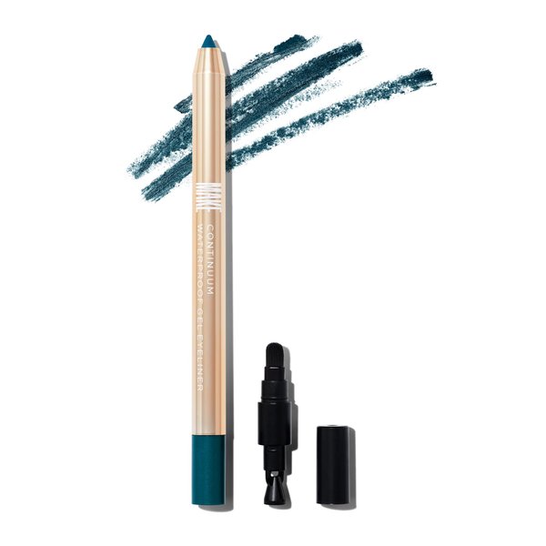 MAKE Continuum Waterproof Gel Eyeliner – Teal Eyeliner Pencil – Smudge-Proof Professional Makeup – Waterline Eyeliner Pen, Galaxy