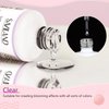 Saviland Blooming Gel - 15ml Clear Blooming Nail Gel Nail Polish Blossom Gel Soak Off U V LED with Nail Art Brush Manicure Kit for Spreading Marbles Effect Nail Salon Home DIY