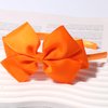 Kistreao Bow Headband Big Hair Bows Hair Band Orange Headbands Cute Hair Accessories for Women Girls Festival Holiday Party Supplies