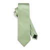 HISDERN Sage Green Ties for Men Wedding Light Green Tie and Pocket Square Set Mens Mint Green Silk Neckties Handkerchief Formal Business Necktie