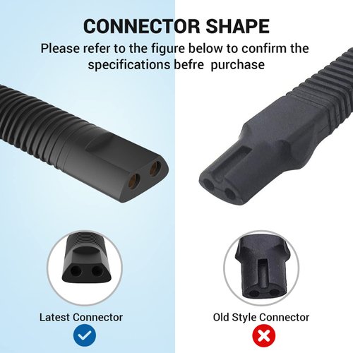 for Braun Charger, 12V Charger Cord for Braun Series 7 9 3 5 1 XT5 Electric Razor Replacement Compatible with Braun Trimmer Wall Power Supply Charging Cord US Adapter