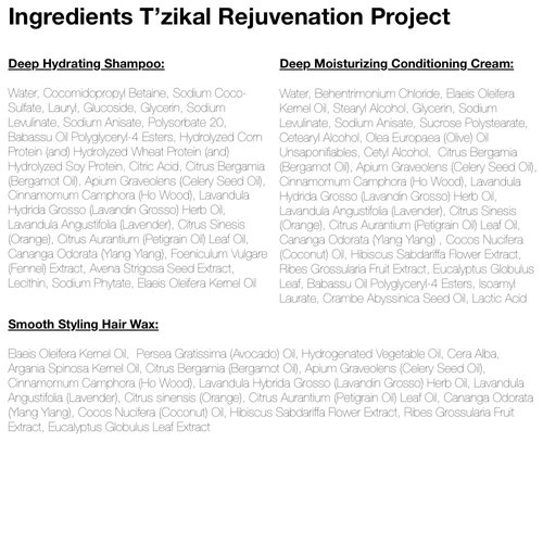 T'zikal Rejuvenation Project with Ojon Oil: Travel Size Hair Mask and Dry Scalp Treatment. Hair Repair Treatment for Damaged Hair. Split Ends Oil Treatment for Hair. Sulfate Free Deep Conditioner.