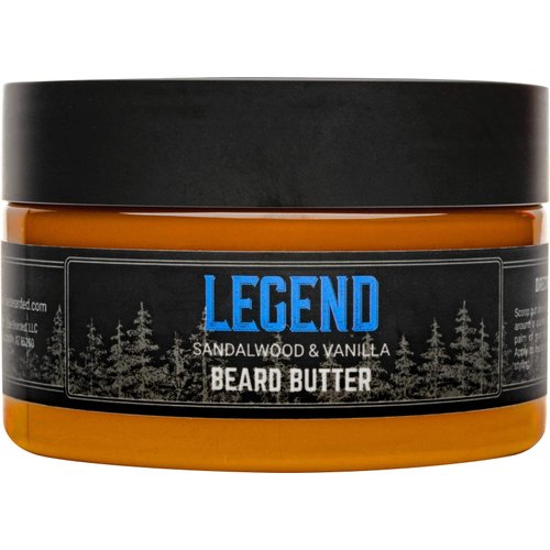 Live Bearded: Beard Butter, Made in USA - Legend, 3oz - Beard Leave in Conditioner- Beard Care to Moisturize, Style, Condition - Beard Softener with Shea Butter & All-Natural Ingredients