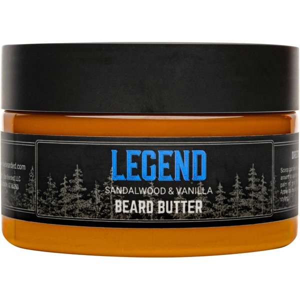 Live Bearded: Beard Butter, Made in USA - Legend, 3oz - Beard Leave in Conditioner- Beard Care to Moisturize, Style, Condition - Beard Softener with Shea Butter & All-Natural Ingredients