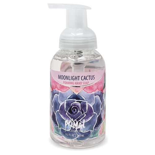 Primal Elements Nourishing Foaming Hand Soap, Gentle Hand Wash for Softer and Cleaner Hands, Washes Away Dirt – 9.5 FL OZ (Moonlight Cactus, 1-Pack)