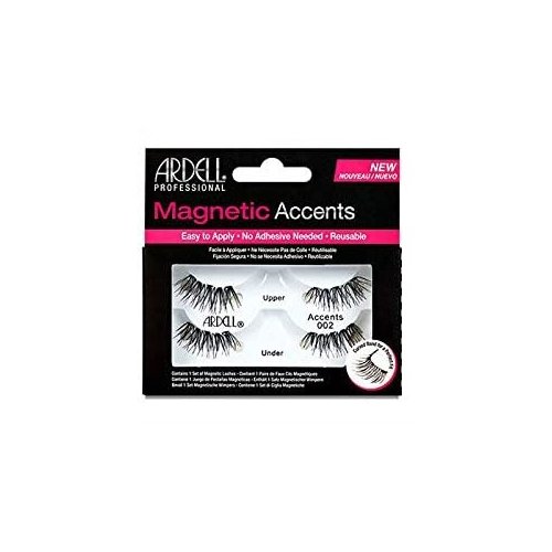 Ardell Magnetic Lashes Accents 002 2 pair, Black, 1 Count)