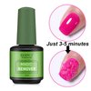 Eodci 3Pcs Magic Nail Polish Remover, Soak-Off Quick,Quickly & Easily Professional Remove Gel Nail Polish, Gel Polish Remover for Nails