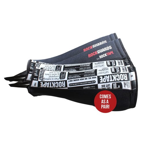 Rocktape Rock Guards, Leg Compression Sleeves for Working Out and Injury Prevention, Protection Shin Guards (2 Sleeves), Small, Manifesto