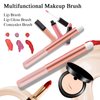 Lip Brush Lip Smudge Brushes Lipstick Brush 3PCS Lip Gloss Applicator Wands Lip Brushes Multi-purpose Lip Makeup Brush Eyeshadow Brush Concealer Brush Lip Gloss Wands Applicator Tool Kits