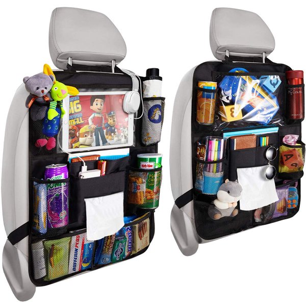 Car Backseat Organizer with Tablet Holder and 8 Storage Pockets