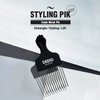 DASHU Classic Styling Pik | Rust Resistant Metal Hair Pick Comb for Full Volumizing Effect | Durable Hair Picks | Hair Pick Styling Comb (6.69 Inches)
