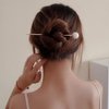 3 Pcs Pearl Hair Pins Minimalist Hair Metal Hair Stick Elegant Chignon Pins Updo Chopsticks Gold Hair Jewelry for Women and Girls