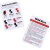 Mattel Games Wild Twists Playing Cards by UNO Brand, 2 Sets of Standard 52-Card Deck Plus 8 Special Wild Cards in Storage Tin