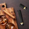 Scotte Aluminum Cigar Tube Elegant Cigar Holders 2 Colors (Black)