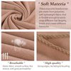 1 Piece Head Wrap Stretch African Turban for Women Fashion Headwear Extra Long Hair Scarf Caps Bohemian Headwraps Soft Breathable Turbans Tie (Camel)