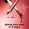 e.l.f. Lip Plumping Gloss, High-Shine Sheer Color, Hydrates & Creates Fuller Lips With Vitamin E, Vegan & Cruelty-Free, Sweet Talker, 0.09 Fl Oz