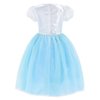 Princess Costumes Fancy Party Birthday,Christmas Dress Up for Little Girls with Accessories 8-10 Years(140cm)