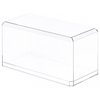 Pioneer Plastics 094C Clear Plastic Beveled Edge Display Case, 4.375" W x 4.125" D x 9" H (for 8 inch Dolls) (Mailer Box)