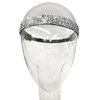 1920s Flapper Headband - Great Gatsby Black Headpiece with Silver Sequins - Affordable Halloween Women's Costume Accessories