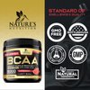 BCAA Powder, 4g BCAAs 2:1:1, 1g Glutamine, B6 - Pre Workout Drink Energy Boost & Post Workout Muscle Recovery Amino Acids Supplement for Men & Women - Keto, Sugar Free, Watermelon Flavor - 45 Servings