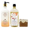 Bath & Body Works Aromatherapy Steeped Invigoration Rose, Tangerine, Tea - Duo Gift Set - Body Lotion and Body Wash With a Yamma Jamma Bar Soap.
