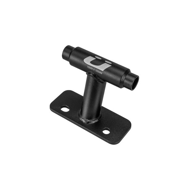 KUAT Dirtbag Bike Storage & Transportation Rack | Durable Steel Compact Direct Bolt-On Secure Bicycle Hauling Mount for Truck Beds Trailers Cargo Carriers | Black, 15mm x 100mm - Thru-Axle