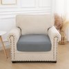 hyha Waterproof Couch Cushion Covers, Magic Sofa Covers Washable, Stretch Sofa Seat Cushion Slipcovers, Waterproof Couch Covers for Sofa Pets with Elastic Bottom (Small, Grey)