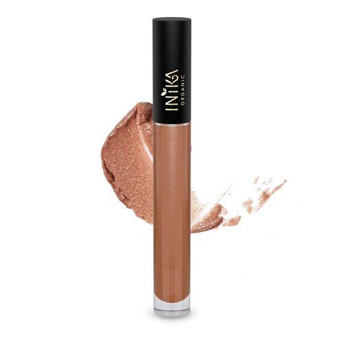 INIKA Organic Cappuccino Lip Glaze, 0.17 OZ