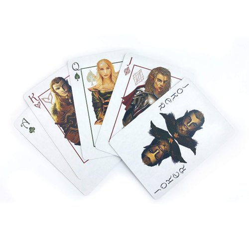 Decks of Lore: Elven Edition Standard 52 + 2 Joker Playing Card Deck | Custom Artwork for Kids & Adults | Elven Mythology & Folklore Poker Cards