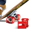 Skateboard Wheels Accessories for Learning Tricks Fast - Cool Stocking Stuffers for Teenage Boys Gift Ideas. Coolest 2023 Men Girls Teen 8-12 Ages 14 and up 10 11 15 Patinetas (Red)