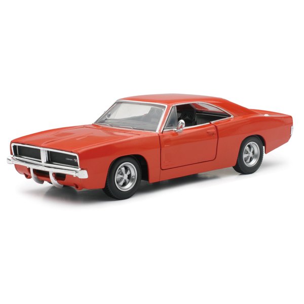 New Ray 1969 Dodge Charger R/T Black Muscle Car Collection 1/25 Diecast Model Car