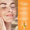 Retinol + Vitamin C Dark Spot Corrector Serum - Spotless Radiance, Evens Skin Tone, Targets Sun Damage & Dark Spots, Enhances Luminosity with Vitamin B3 Niacinamide & Retinol - 0.5 Oz