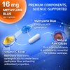 FloraBliss 120 Methylene Blue Capsules - 16mg | Natural Cacao and Vitamin C Ester for Added Support | Vegan, Non-GMO, Gluten-Free